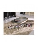 SALON BOIS TABLE OVALE