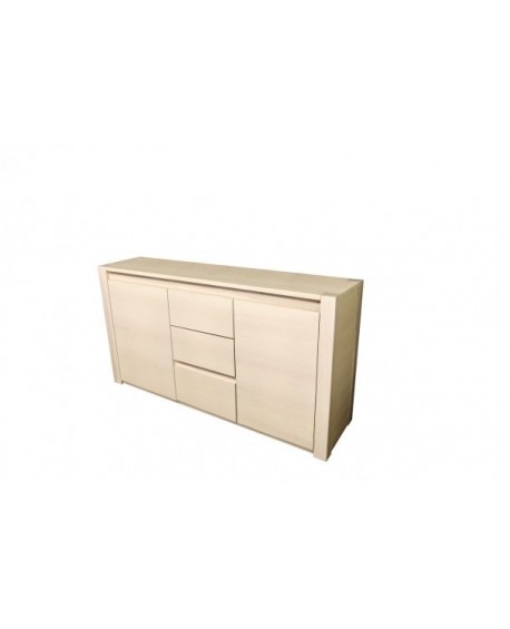 SCHRANK 2 DOORS 3 DRAWERS MASSIVHOLZ HOLZ ASH