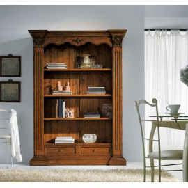 LIBRARY bois Intagliata SOLID L 154 P 49 H 211