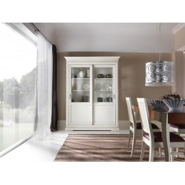 DESTACADA DE MADERA Cristalliera BRILLANTE BLANCO