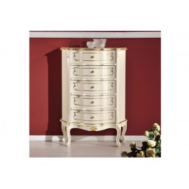 5 FACH CHEST HOLZ MATT WEISS