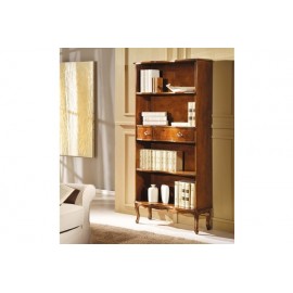 BOOKCASE 1 TRAY WITH WOOD INLAY