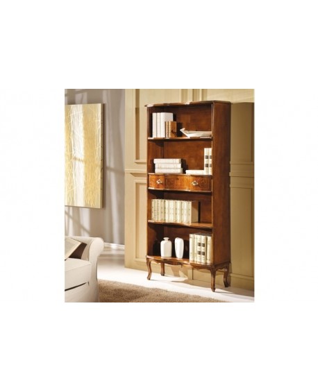 REGAL 1 FACH MIT HOLZ INLAY