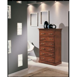 Holz Nussbaum Kommode mit x Schlafzimmer COLOR INLAY