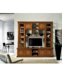 WAND IN HOLZ TV STAND LIBRARY STAY MASSIVHOLZ L 250 P 60 H 240