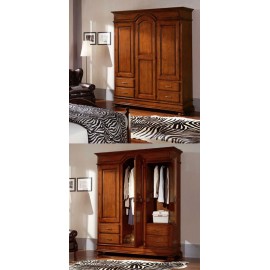 ARMADIO 3 ANTE LEGNO MASSELLO L 184 P 60 H 223