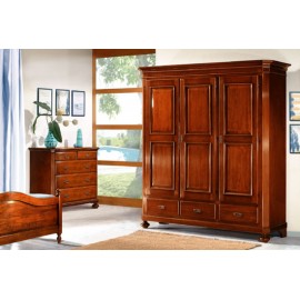ARMADIO 3 ANTE LEGNO MASSELLO L 192 P 63 H 217