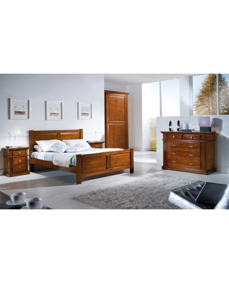 Cama de madera SOLID ARTIGIANALE L 173 P 209 H 107/60