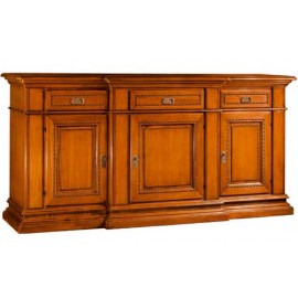 SIDEBOARD 3 PORTES ET TIROIR bois massif L 234 P 58 H 113