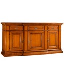 SIDEBOARD 3 DOORS AND DRAWER SOLID WOOD L 234 P 58 H 113