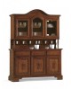 CRISTALLIERA Armario + SHOWCASE CARVED SOLID MADERA L 162 P 42 H 228