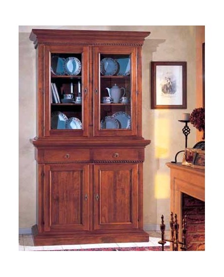 ELEGANTE CREDENZA 4 ANTE ARTE POVERA