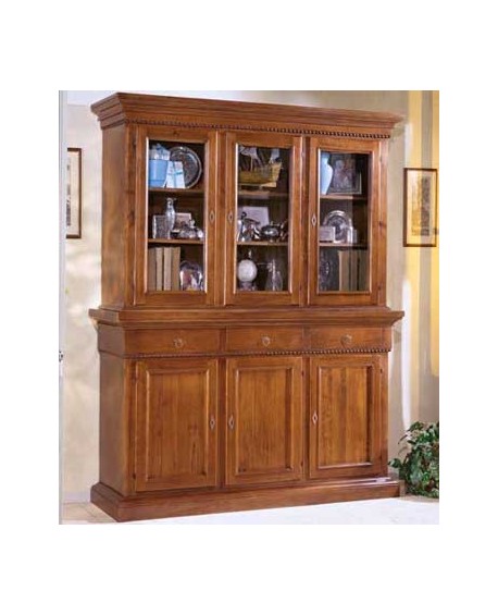 ELEGANTE CREDENZA 4 ANTE ARTE POVERA