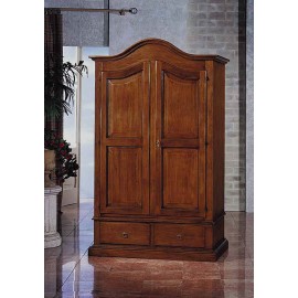 ARMADIO LEGNO MASSELLO DECORATO  DIPINTO A MANO L 120 P 60 H 200