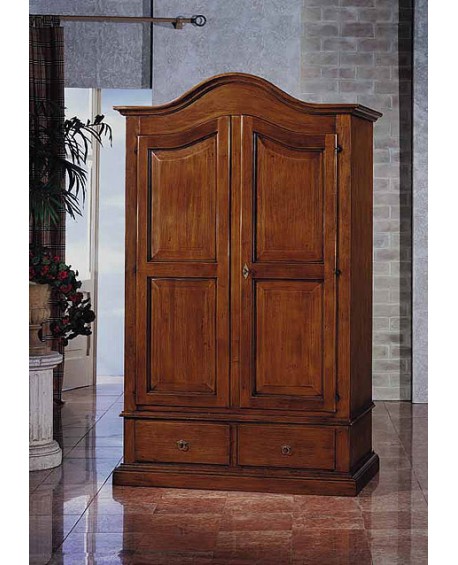 ARMADIO LEGNO MASSELLO DECORATO  DIPINTO A MANO L 120 P 60 H 200