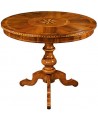 bois massif ROUND TABLE INCRUSTE - ARTIGIANALE VENETO D 90 H 78