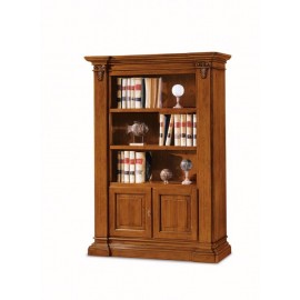 LIBRARY IN MASSIVHOLZ Holz geschnitzt L 145 P 50 H 202