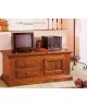 porta tv in legno MASSELLO vari colori - L. 141 P. 50 H. 60