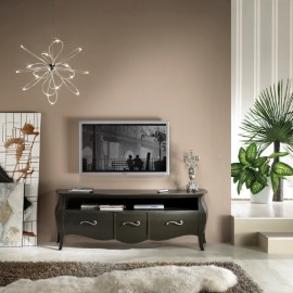 Base de TV CONVEXO MADERA L 176 P 45 H 62