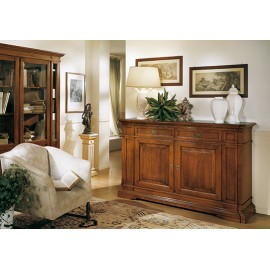 PLACARD STYLE BASSANO bois massif L 178 P 52 H 112