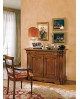 MOBILE CREDENZA STILE BASSANO INTARSIATA LEGNO MASSELLO