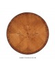 TAVOLO ROTONDO ALLUNGABILE BICOLORE LEGNO MASSELLO diemetro 140 H 78
