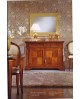 CREDENZA IN LEGNO MASSELLO CON INTARSIO E SEGRETO L 141 P 48 H 100