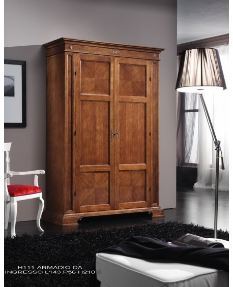 DISPENSA Chasis con 2 estantes y INTERNO cajones SOLID MADERA l 143 P 56 H 210