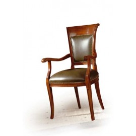 POLTRONA UFFICIO IN LEGNO - PRODOTTO ARTIGIANALE - CAPOTAVOLA