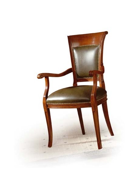 POLTRONA UFFICIO IN LEGNO - PRODOTTO ARTIGIANALE - CAPOTAVOLA