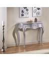 CONSOLE DE BOIS BOMBATA SILVER LEAF L 93 P 38 H 80