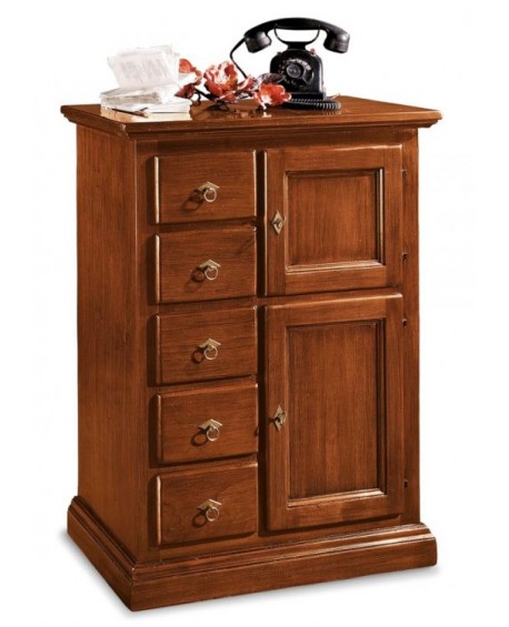 HOLZ Küchenschrank CASSETTIERA 5 DRAWERS Sideboard L 75 P 40 H 100