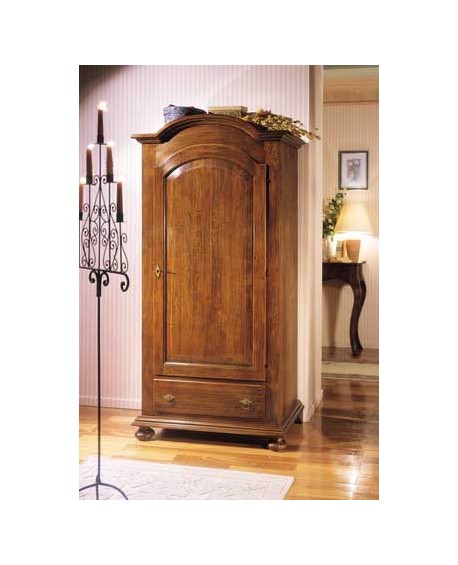 MuEBLE 1 puerta 1 cajón de madera SOLID L 96 P 56 H 196