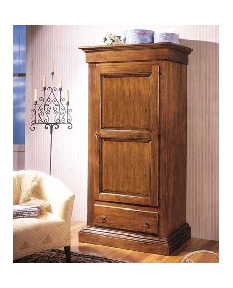 SCHRANK DOOR 1 1 DRAWER MASSIVHOLZ HOLZ L 96 P 56 H 197