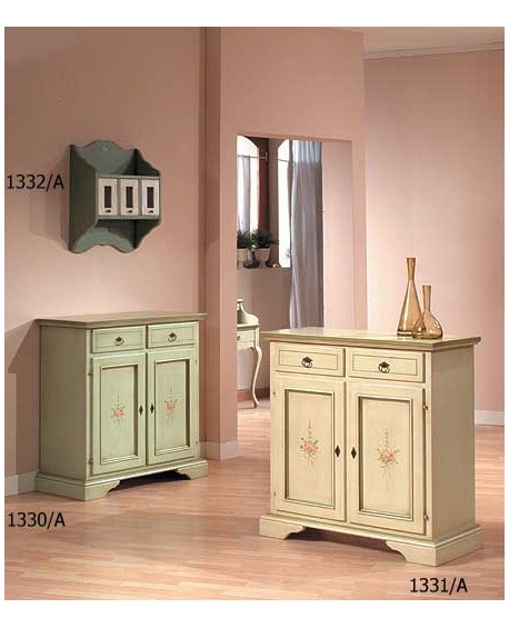 PLACARD WOOD décoré à la main COULEURS DIVERS L 90 P 40 H 94