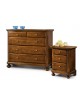 COMO + 2 COMODINI IN LEGNO COLORE NOCE OFFERTA