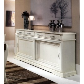 CABINET PLACARD BLANC BRILLANT DE BOIS L 180 P 48 H 100