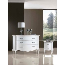 como credenza bombata decorata a mano L 140 P 56 H 97