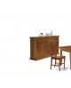 credenza in legno massello finitura bassano