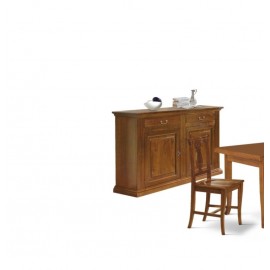 credenza in legno massello finitura bassano