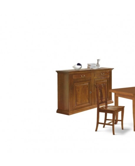 credenza in legno massello finitura bassano