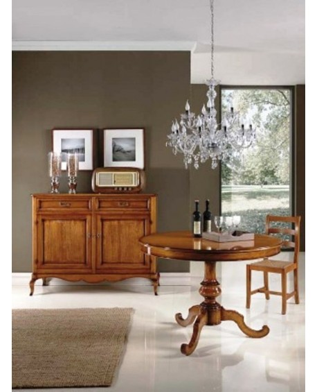 CREDENZA IN LEGNO MASSELLO L145 P 50 H 115