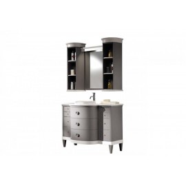 MÖBEL BADMÖBEL Schnitzkunst MIT SPIEGEL GEMALTEN