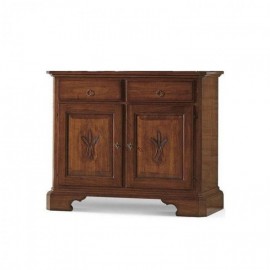 BELLISSIMA CREDENZA+VETRINA INTAGLIATA
