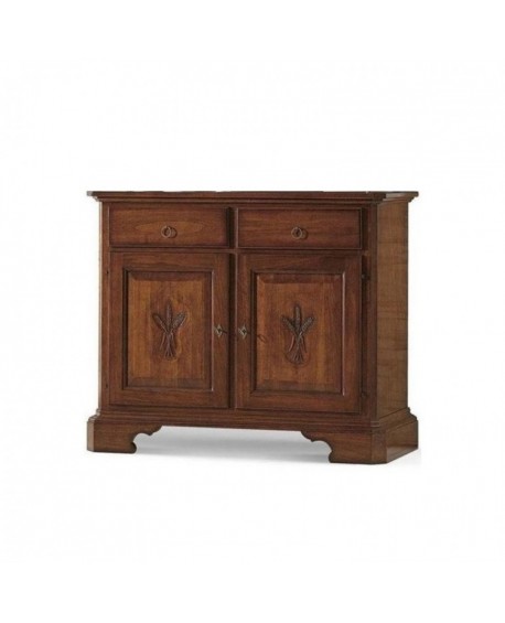 BELLISSIMA CREDENZA+VETRINA INTAGLIATA