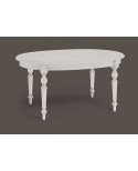 CUISINE TABLE OVALE PROLONGATION DU BOIS LAQUÉ