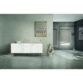 BASE 185x50 H. 84 ABETE SPAZZOLATO