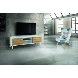 PORTA TV 160x45 H. 55 ABETE SPAZZOLATO