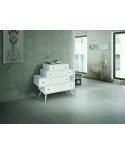 CASSETTIERA 110x45 ABETE BIANCO SPAZZOLATO