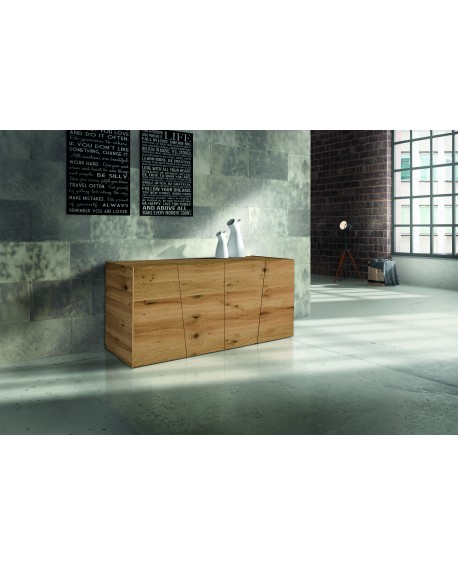 BASE 180x50 H.75 ROVERE NODATO SPAZZOLATO